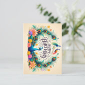 Happy Birthday Wenskaarten Briefkaart (Staand voorkant)