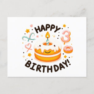Happy Birthday Wenskaarten Briefkaart