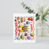 Happy Birthday Wenskaarten Briefkaart (Staand voorkant)