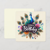 Happy Birthday Wenskaarten Feestdagenkaart (Voorkant / Achterkant)