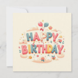 Happy Birthday Wenskaarten Feestdagenkaart