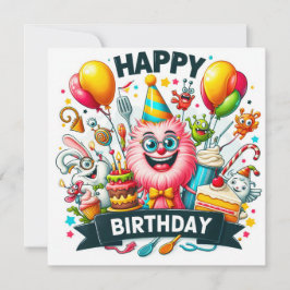 Happy Birthday Wenskaarten Kaart