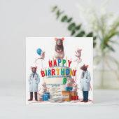 Happy Birthday Wenskaarten Kaart (Staand voorkant)