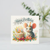 Happy Birthday Wenskaarten Kaart (Staand voorkant)