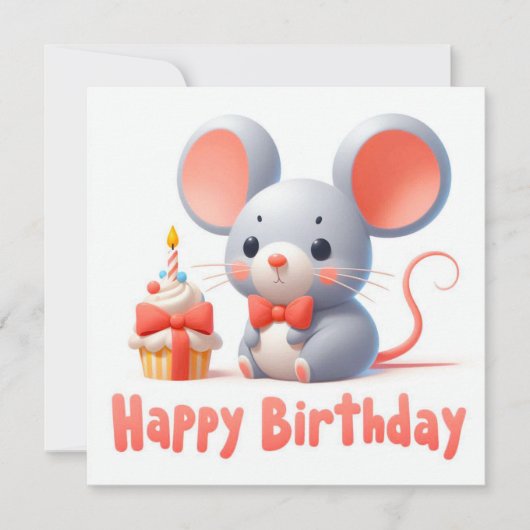 Happy Birthday Wenskaarten Kaart (Voorkant)