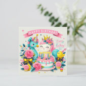 Happy Birthday Wenskaarten Kaart (Staand voorkant)