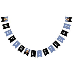 Happy Birthday Werewolf Full Moon and Bats Vlaggetjes