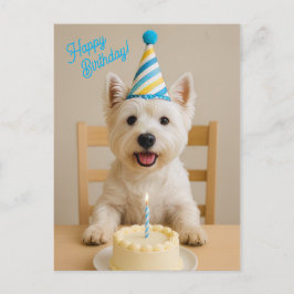 Happy Birthday Westie Verjaardag Kaart