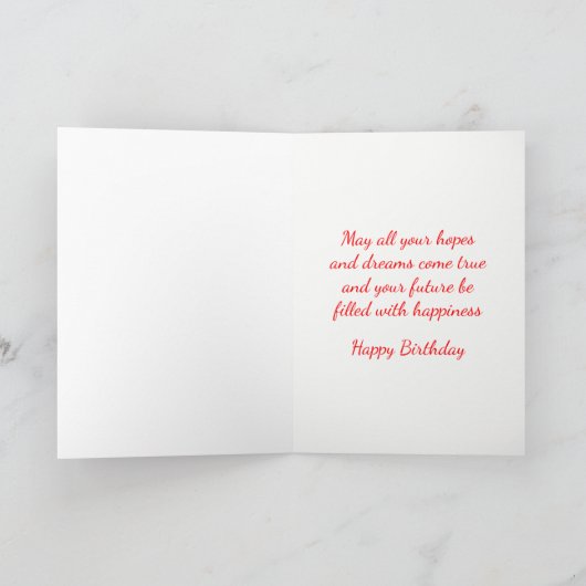 Happy Birthday White Highland Terrier Puppy Dog Kaart (Binnen)