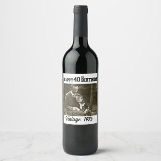 Happy Birthday (wijnlabel) Wijn Etiket