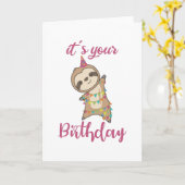 Happy Birthday wil je graag luidop geven Kaart (Gele Bloem)