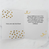 Happy Birthday wil Kaart (Binnen)