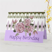 Happy Birthday wil Kaart (Gele Bloem)