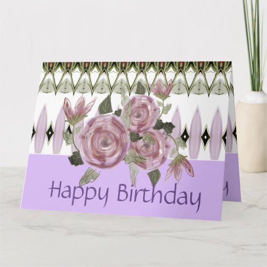 Happy Birthday wil Kaart (Voorkant)