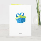 Happy Birthday wil personaliseren Kaart (Achterkant)