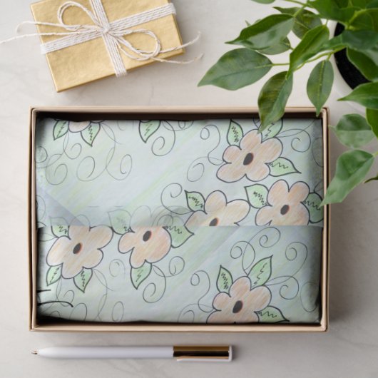 Happy Birthday wil Tissuepapier (Geschenk)