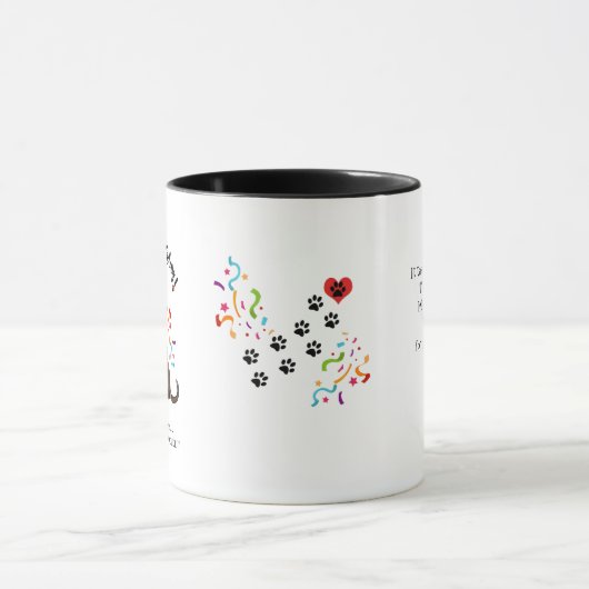 Happy Birthday wil van je Chihuahua Dog Mok (Midden)