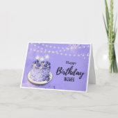 Happy Birthday wil Wenskaart Bedankkaart (Voorkant)