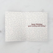 Happy Birthday Wild Ding Kaart (Binnen)