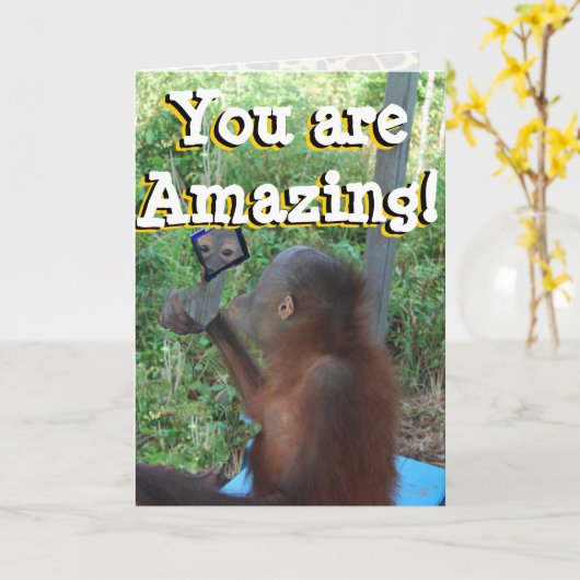 Happy Birthday Wild Ding Kaart (Gele Bloem)