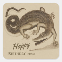 Happy Birthday Wild joyful crocodile CC0892