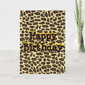 Happy Birthday Wild Man Kaart (Voorkant)