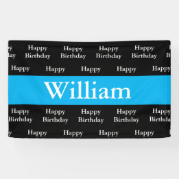 Happy Birthday William Custom Spandoek
