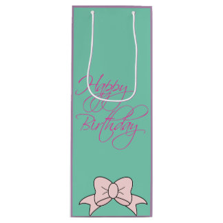 Happy Birthday Wine Bag Wijn Cadeautas