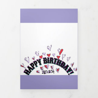 HAPPY BIRTHDAY WISH KAART PIXEL ART