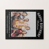 Happy Birthday Wishes Foto Legpuzzel (Horizontaal)