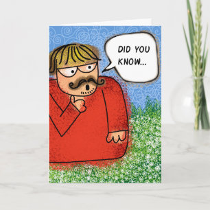 Happy Birthday Wist je dat je Gekke Joke Card kent Kaart