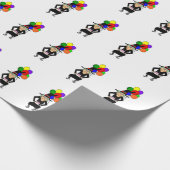 Happy Birthday Witch Wrapping Paper Cadeaupapier (Hoek)