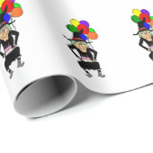 Happy Birthday Witch Wrapping Paper Cadeaupapier (Rol Hoek)