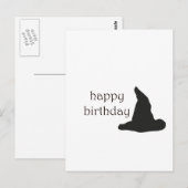 Happy Birthday Witches pet Briefkaart (Voorkant / Achterkant)