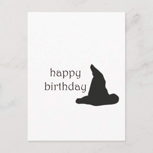 Happy Birthday Witches pet Briefkaart (Voorkant)