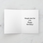 Happy Birthday with Candles on  Kaart (Binnen)