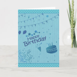 Happy Birthday Word Cloud Card Kaart