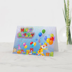 Happy Birthday Word Cloud Kaart