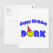 Happy Birthday Work Briefkaart (Voorkant / Achterkant)