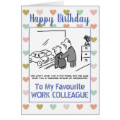 Happy Birthday Work Colleague (Voorkant)
