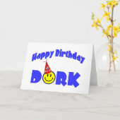 Happy Birthday Work Kaart (Gele Bloem)