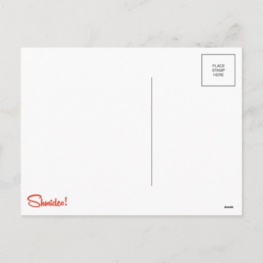 Happy Birthday, World beroemd gemaakt door Rosh Ha Feestdagenkaart (Achterkant)