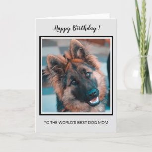Happy Birthday Worlds Beste Hondenmoeder Schattige Kaart