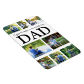 Happy Birthday World's beste vader 8 Foto Magneet (Rechterzijde)