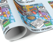 Happy Birthday wrappaper Cadeaupapier (Rol Hoek)