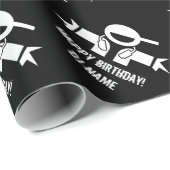 Happy Birthday wrappaper | Deejay DJ Discjock Cadeaupapier (Rol Hoek)