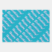 Happy Birthday Wrapping Paper (Voorkant 3)