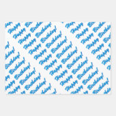 Happy Birthday Wrapping Paper (Voorkant 2)