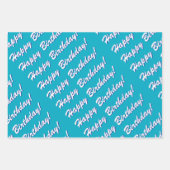 Happy Birthday Wrapping Paper (Voorkant)