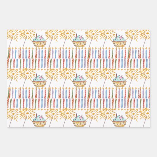 Happy Birthday Wrapping Paper (Voorkant 3)